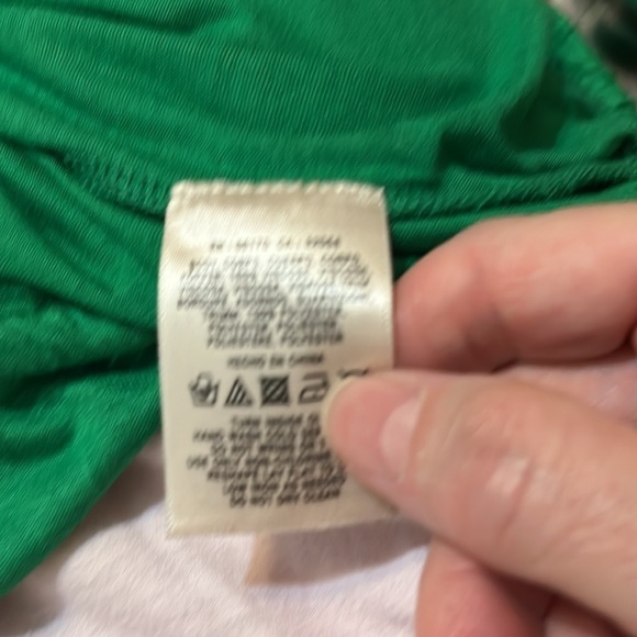 NWOT Leifnotes Kelly green cold shoulder beaded blossom top xs Nordstrom - Picture 12 of 15